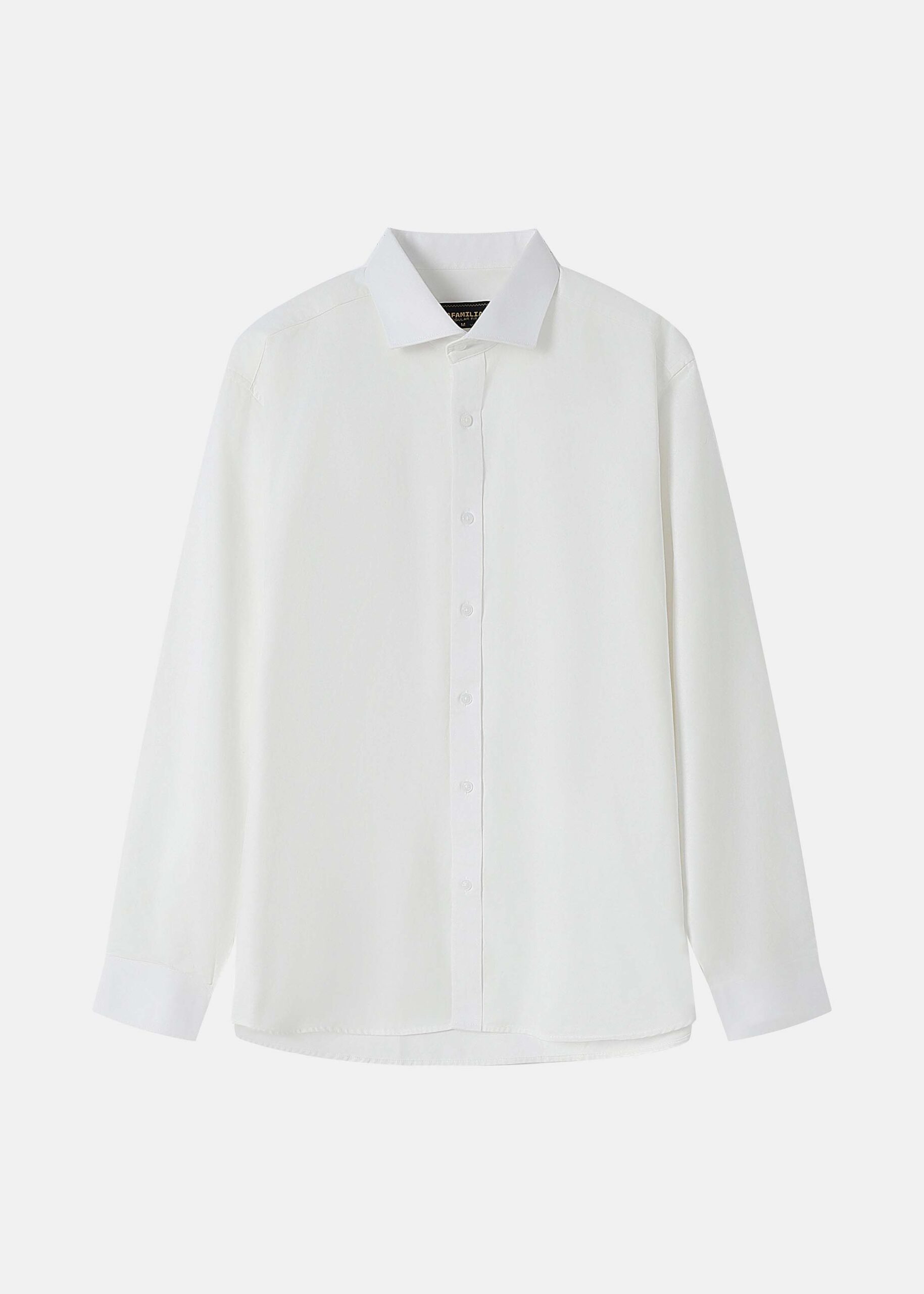6225104009802-a Men Plain Regular-Fit Shirt - Image 1