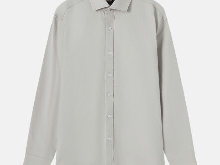 Men Plain Regular-Fit Shirt
