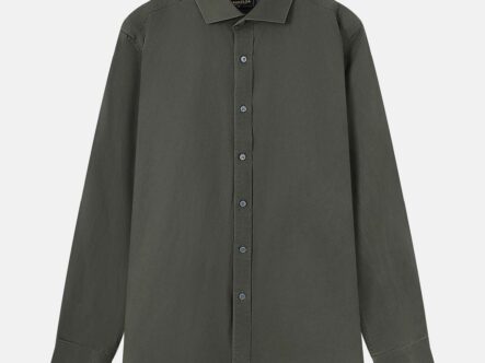 Men Plain Regular-Fit Shirt