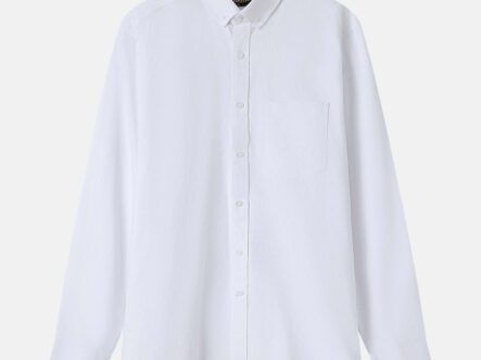 Men Plain Regular-Fit Shirt