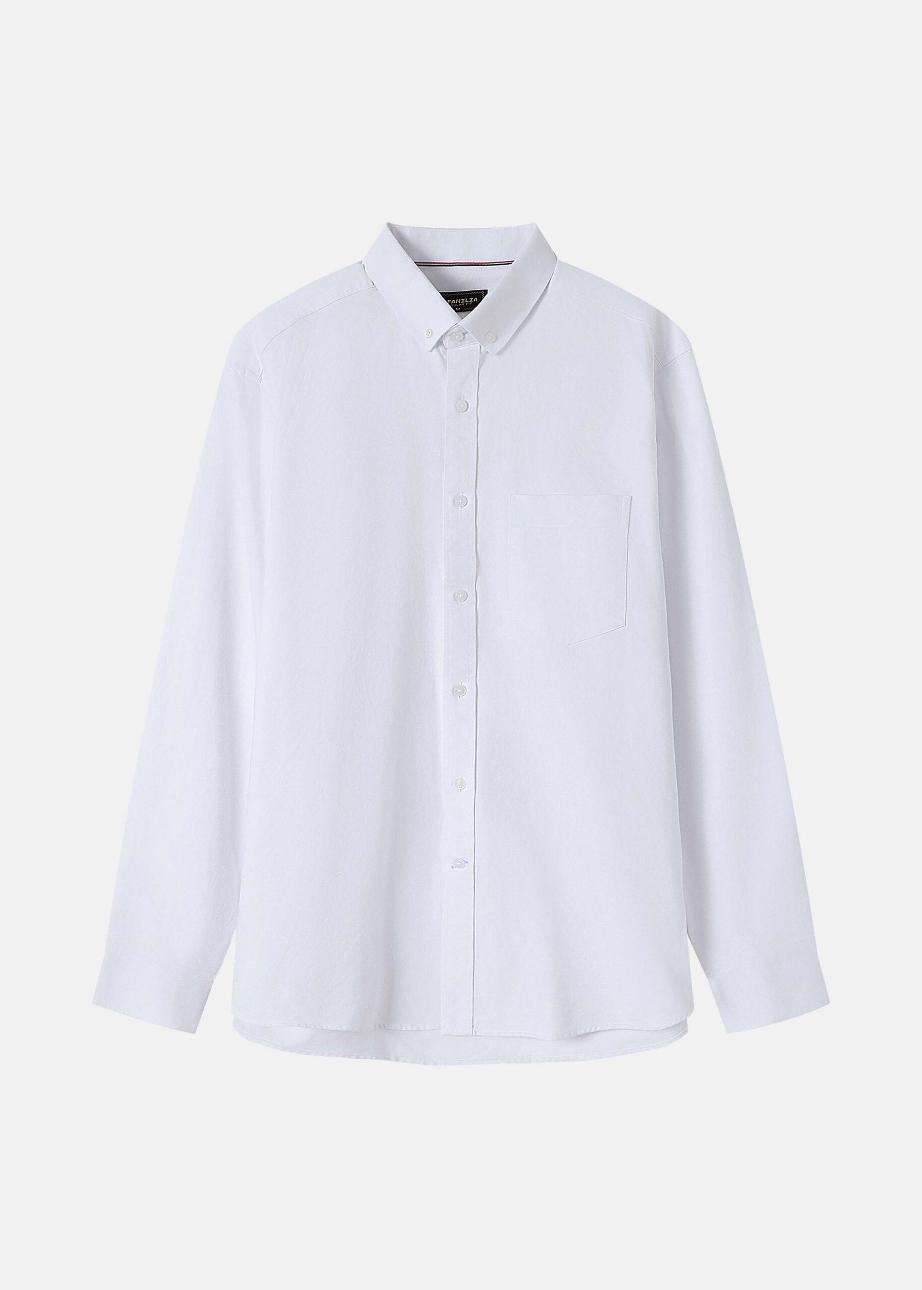 6225104010102-a Men Plain Regular-Fit Shirt - Image 1