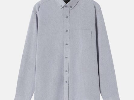 Men Plain Regular-Fit Shirt
