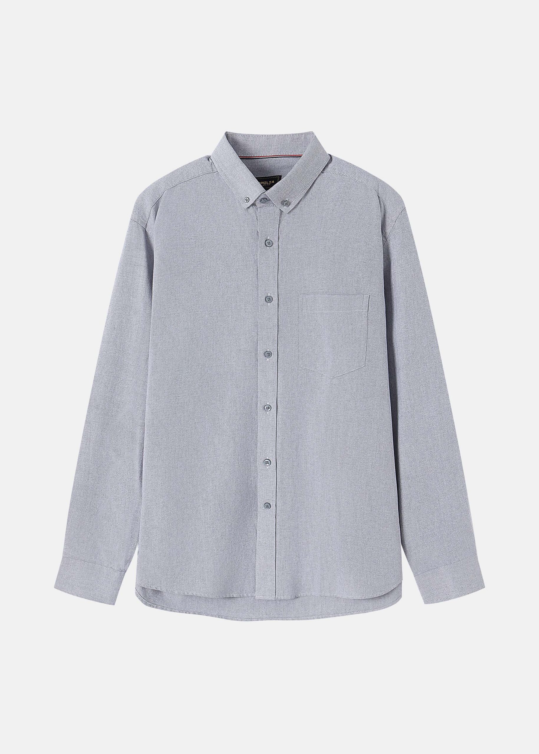 6225104010218-a Men Plain Regular-Fit Shirt - Image 1