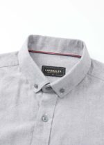 Men Plain Regular-Fit Shirt - Image 2