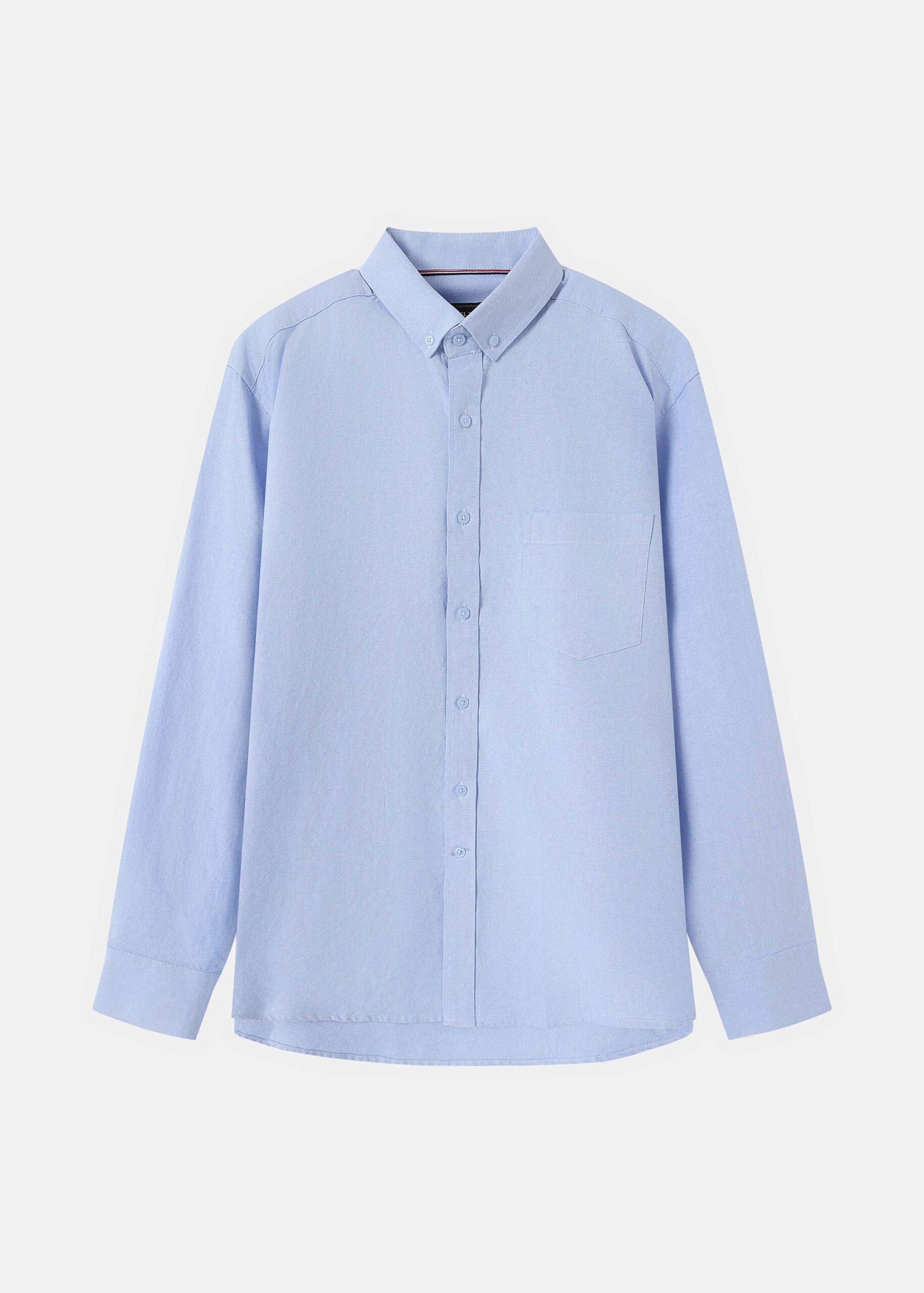 6225104010305-a Men Plain Regular-Fit Shirt - Image 1