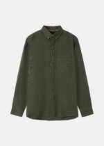 Men Plain Regular-Fit Shirt