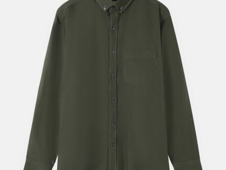 Men Plain Regular-Fit Shirt