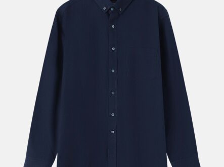 Men Plain Regular-Fit Shirt