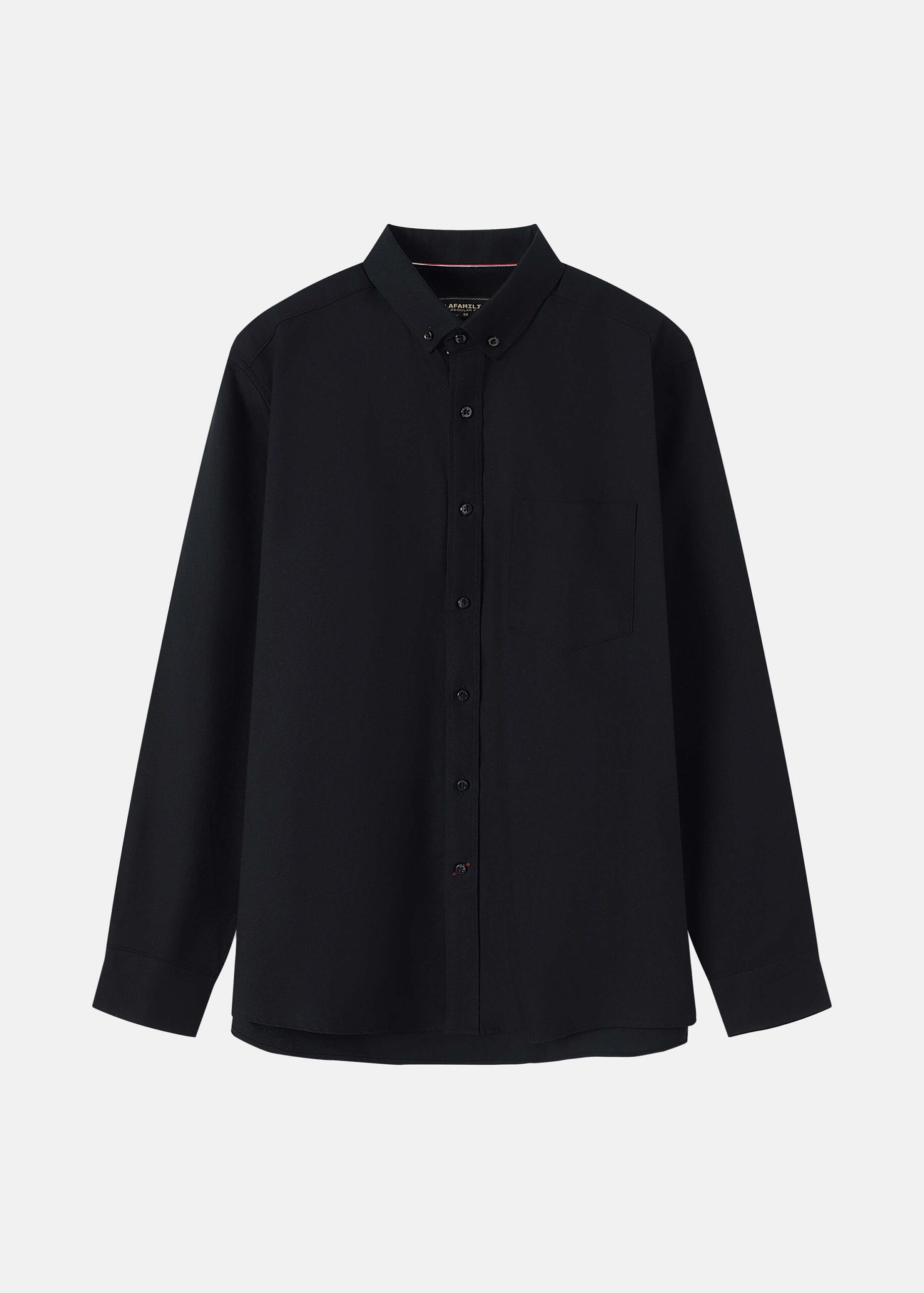 6225104010701-a Men Plain Regular-Fit Shirt - Image 1