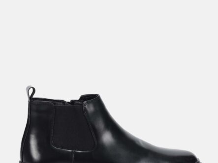 Men Leather Ankle Boots