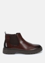 Men Leather Ankle Boots