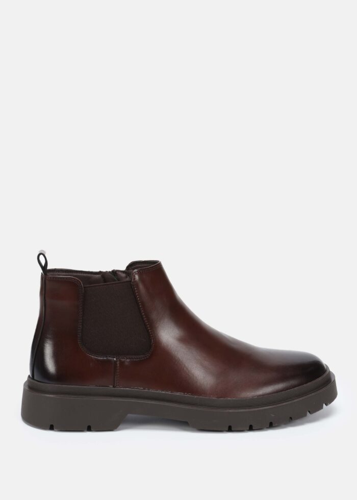 Men Leather Ankle Boots - Image 1