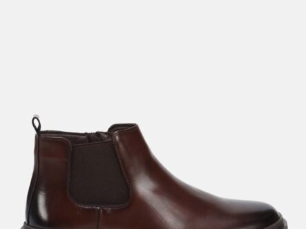 Men Leather Ankle Boots