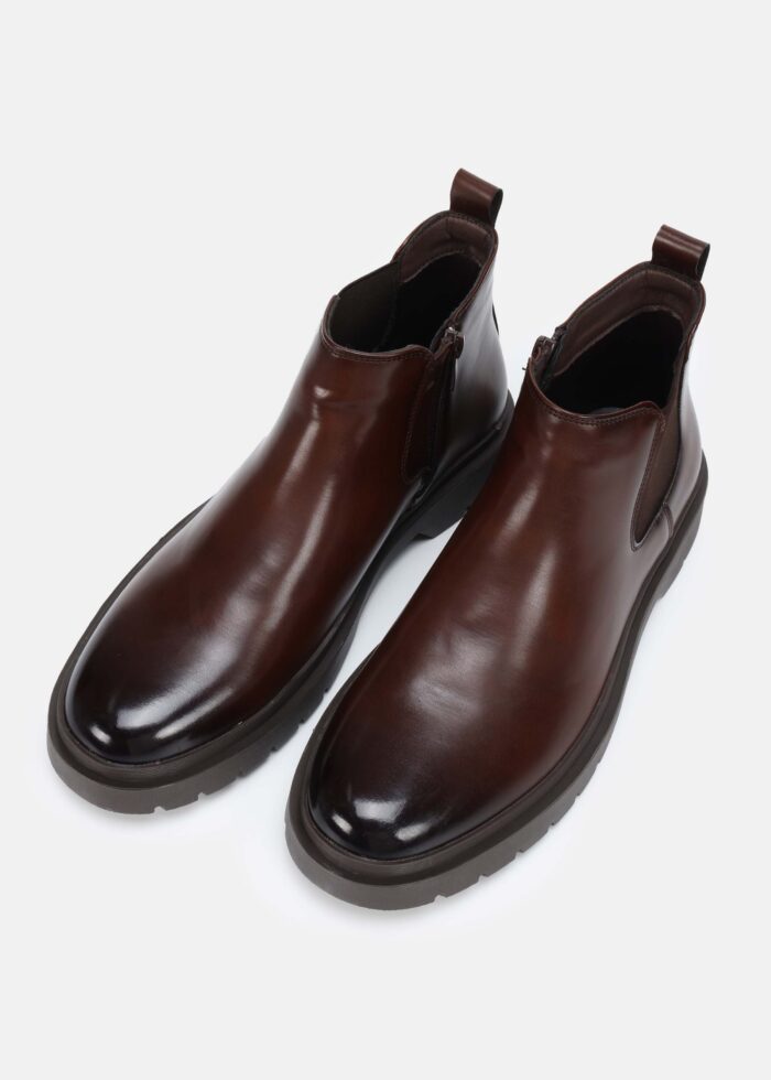 Men Leather Ankle Boots - Image 2