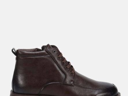 Men Leather Ankle Boots