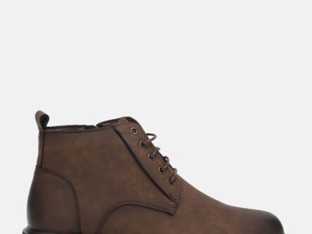 Men Leather Ankle Boots