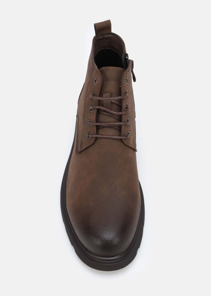 Men Leather Ankle Boots - Image 3