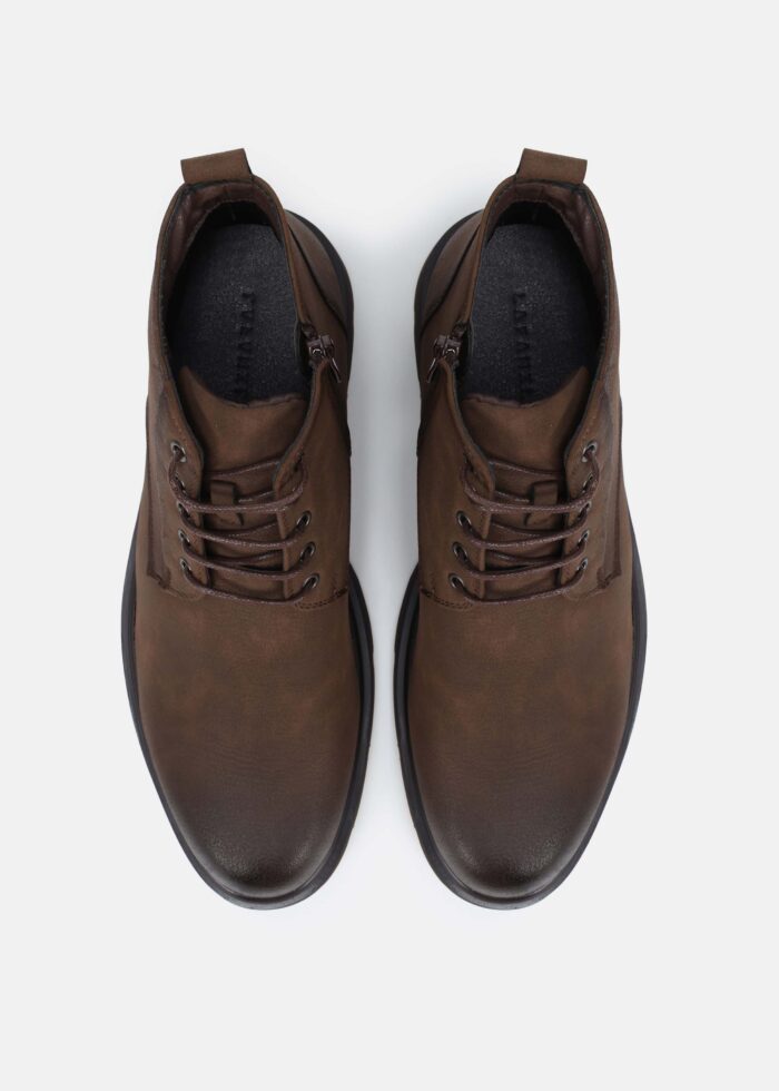 Men Leather Ankle Boots - Image 4
