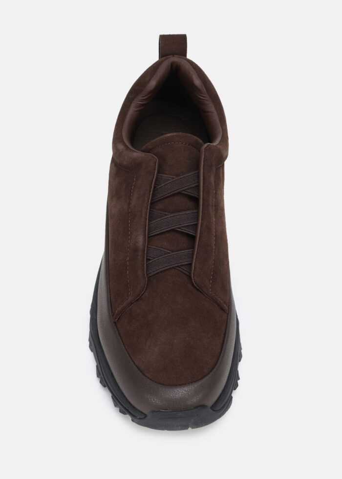 Men Leather and Suede Sport Shoes - Image 3