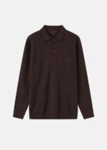 Men Knitted Fabric Polo Shirt