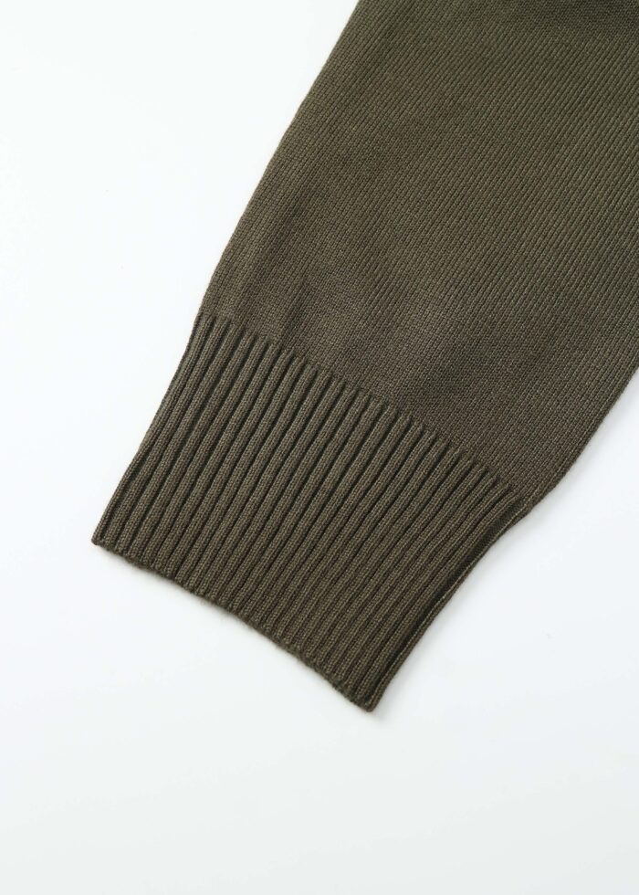 Men Knitted Fabric Plain Blouse - Image 4