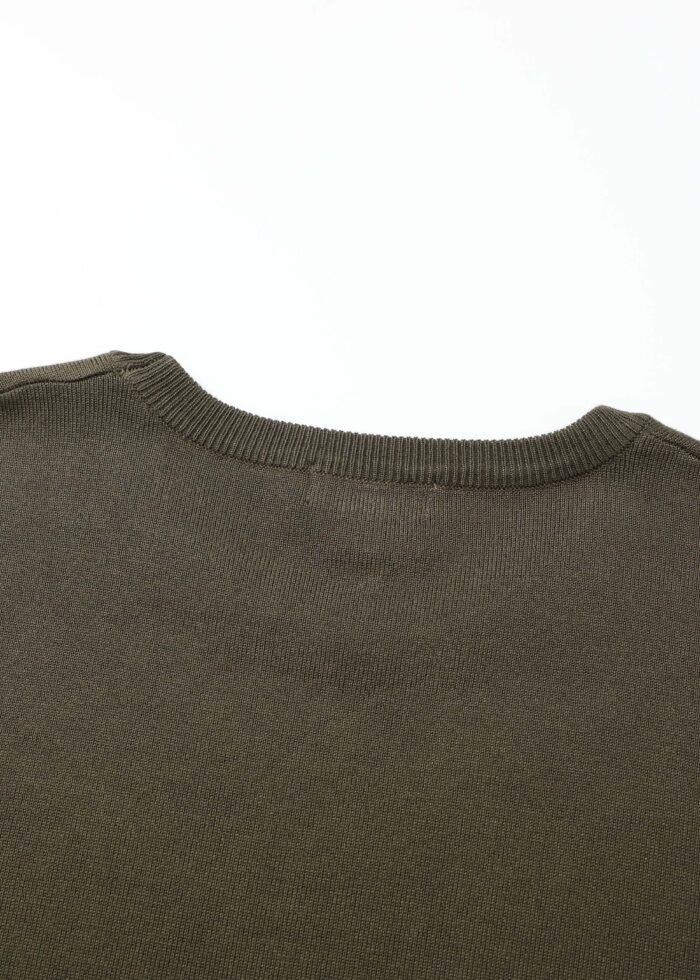 Men Knitted Fabric Plain Blouse - Image 5