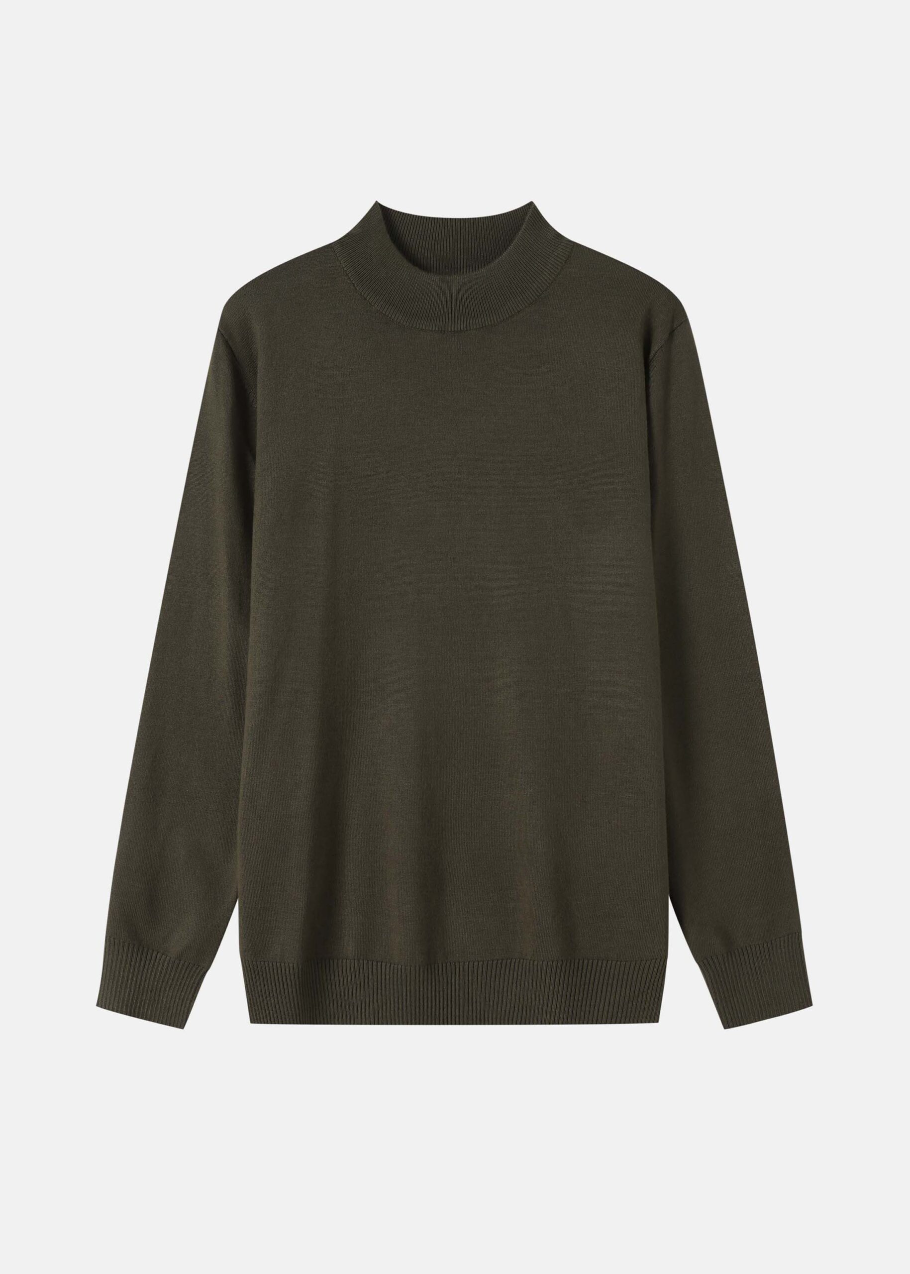 6225116002823-a بلوزة رجالي سادة بياقة مدورة - الصورة 1