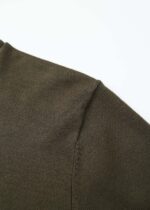 ⁦بلوزة رجالي سادة بياقة مدورة⁩ - الصورة ⁦3⁩