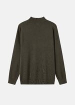 ⁦بلوزة رجالي سادة بياقة مدورة⁩ - الصورة ⁦7⁩