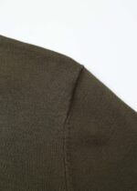 ⁦بلوزة رجالي سادة بياقة مرتفعة مثنية⁩ - الصورة ⁦3⁩