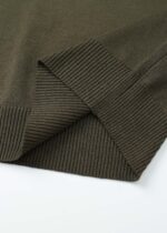 ⁦بلوزة رجالي سادة بياقة مرتفعة مثنية⁩ - الصورة ⁦4⁩