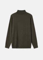 ⁦بلوزة رجالي سادة بياقة مرتفعة مثنية⁩ - الصورة ⁦6⁩