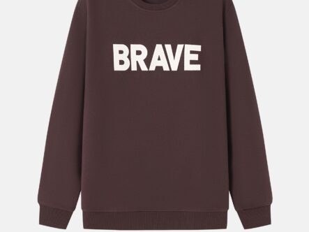 سويتشيرت رجالي بطباعة  "Brave"
