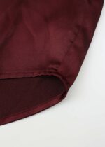 Women Plain Satin Shirt - Image 3