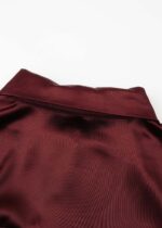 Women Plain Satin Shirt - Image 5