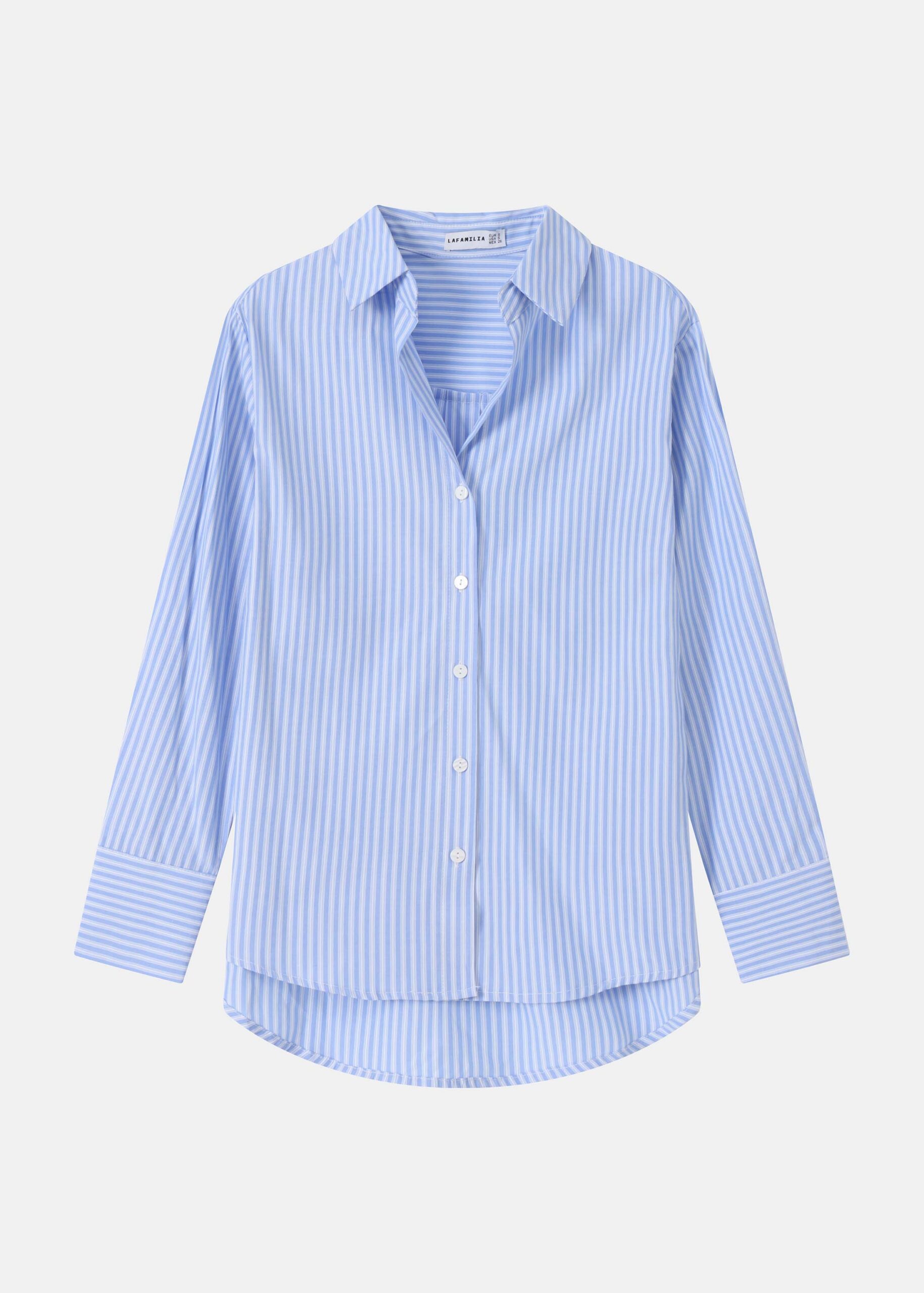 6225204017305-a قميص نسائي مخطط - الصورة 1