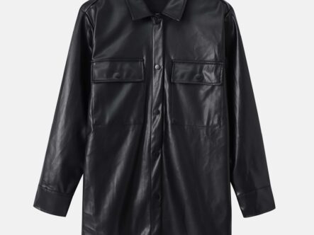 Women Leather Shirt