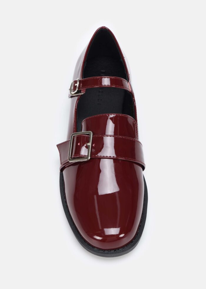 Women Patent Leather Ballerina Shoes - Image 3