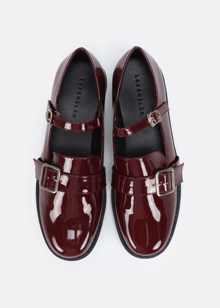 Women Patent Leather Ballerina Shoes - Image 4