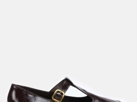 حذاء باليرينا نسائي جلد لامع