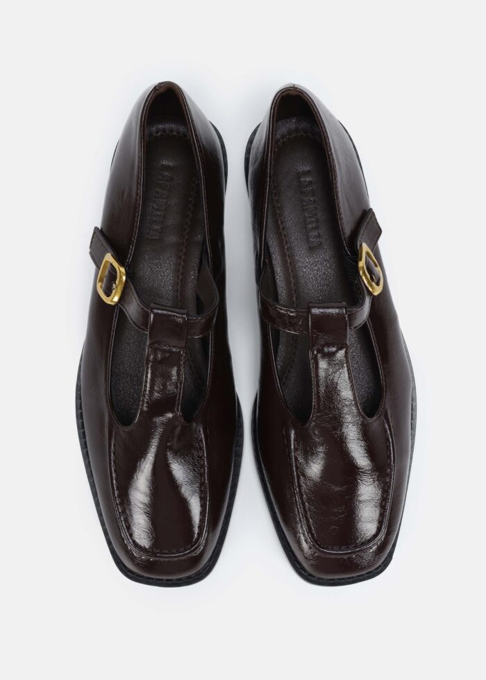 Women Patent Leather Ballerina Shoes - Image 4