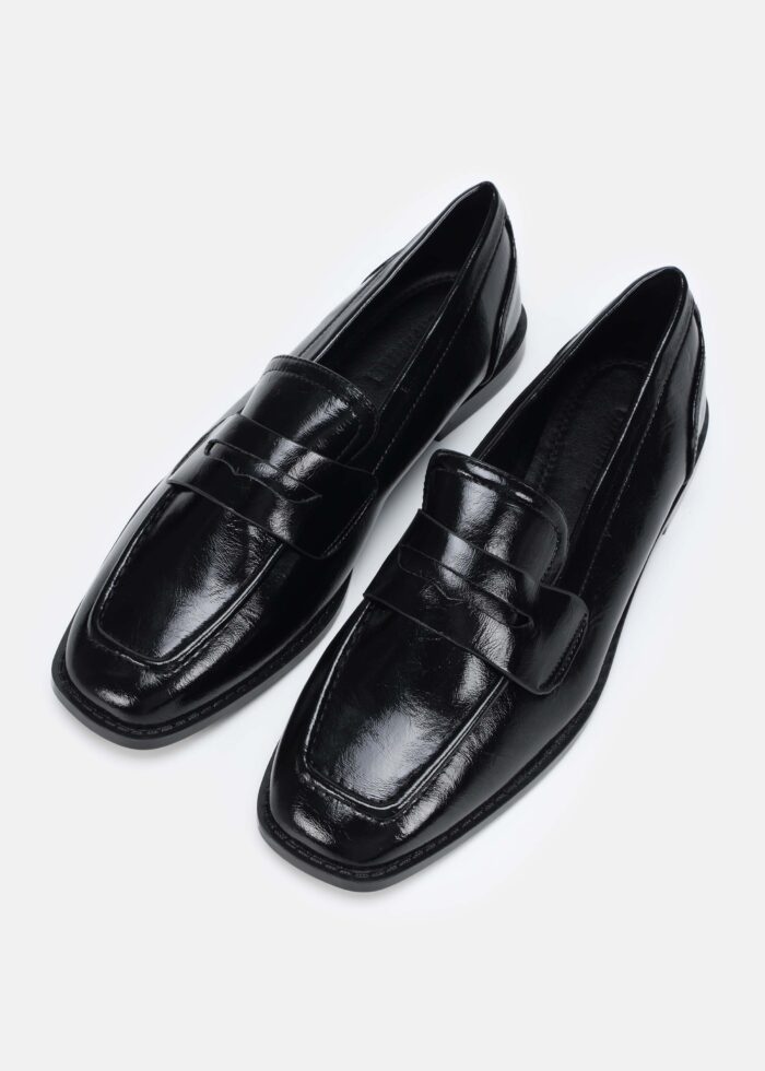 Women Patent Leather Ballerina Shoes - Image 2
