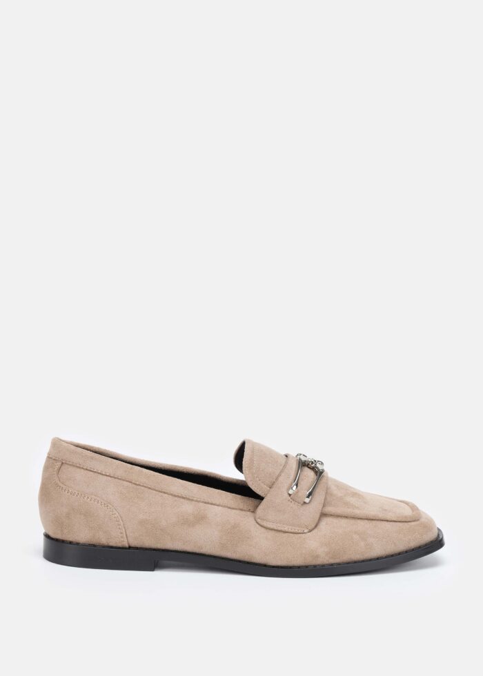 Women Suede Ballerina Shoes - Image 1