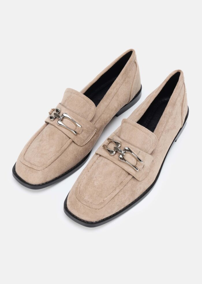 Women Suede Ballerina Shoes - Image 2