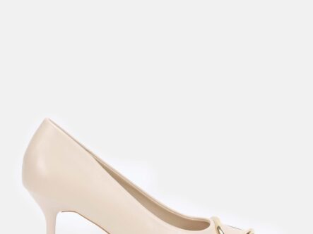 Women Leather Heels Shoes