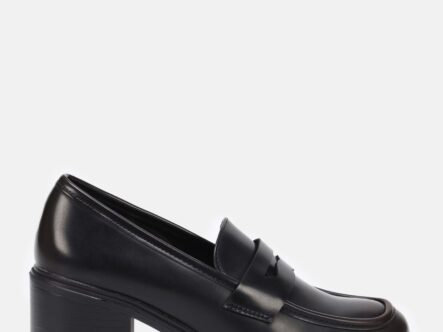 Women Leather Heels Shoes