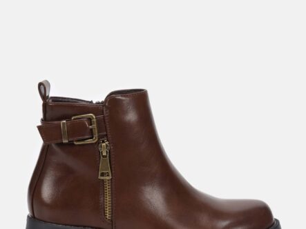 Women Leather Ankle Boots