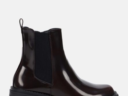 Women Patent-Leather Ankle Boots