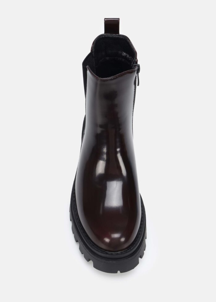 Women Patent-Leather Ankle Boots - Image 3