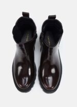 Women Patent-Leather Ankle Boots - Image 4